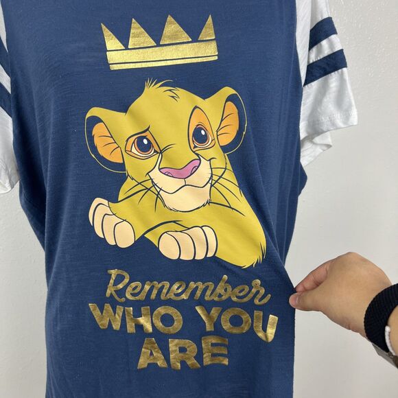 Disney The Lion King Simba Shirt Women 3X 22W-24W Short Sleeve Raglan Tee - Picture 7 of 14